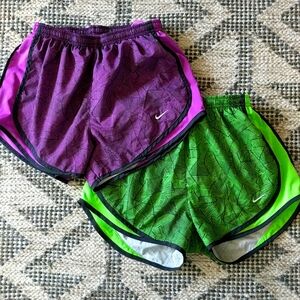 Nike Dri-FIT shorts bundle of two size women's small